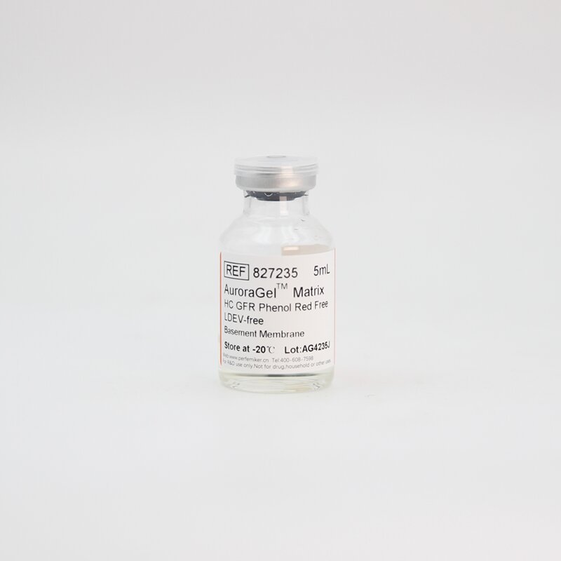 PERFEMIKER® AuroraGel™无酚红高浓度低因子（HC GFR）基质胶，不含LDEV