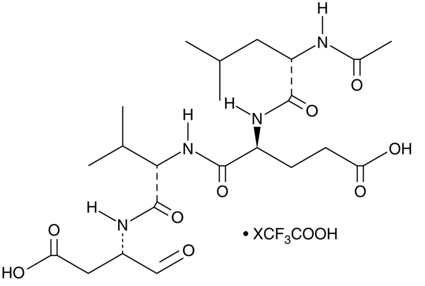 Ac-LEVD-CHO (trifluoroacetate salt)