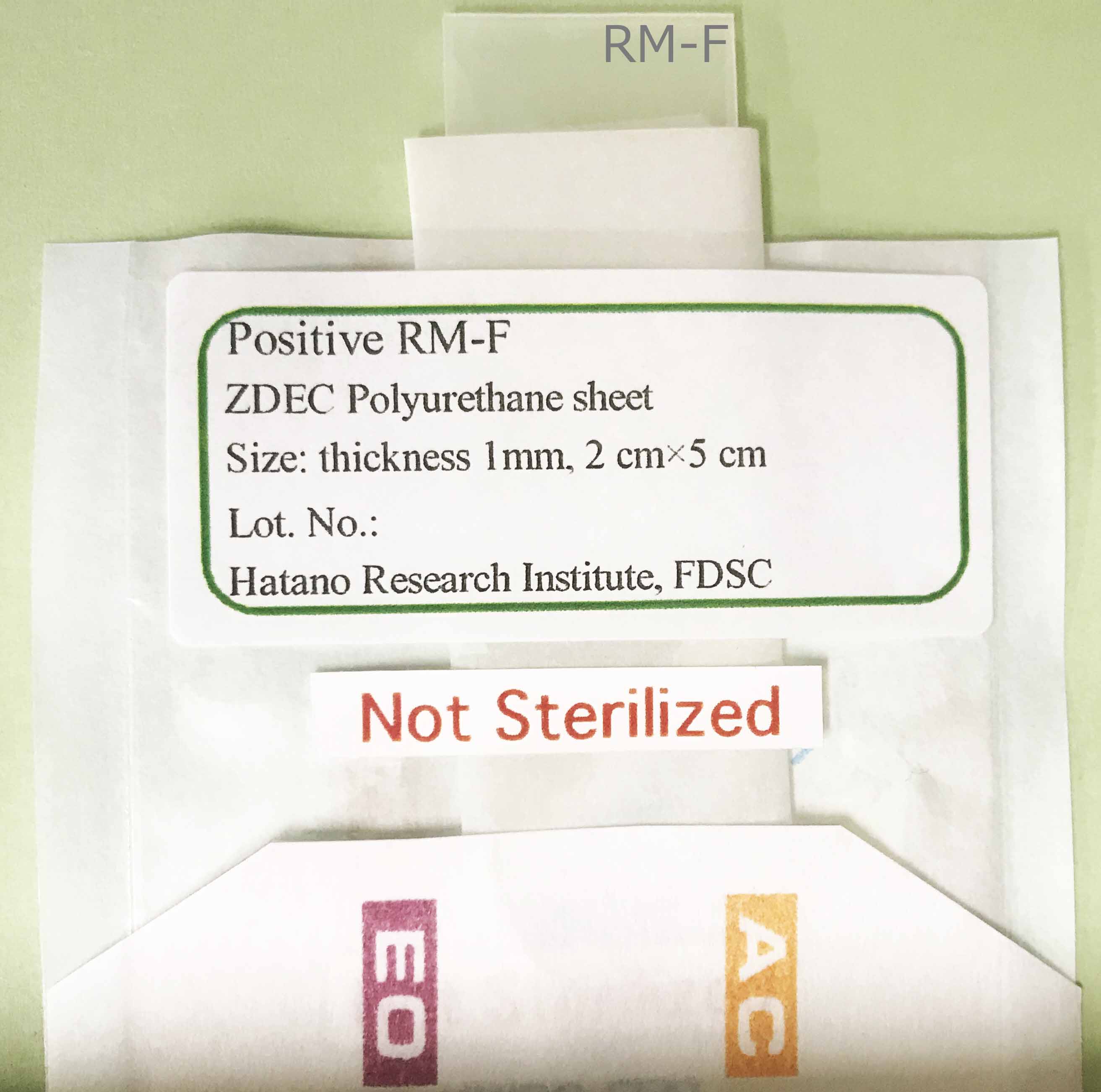 [FDSC]阳性RM-F（sheet），植入试验（仅用于短期试验 ），ZDEC